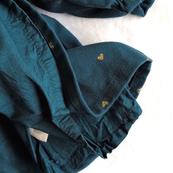 carter's teal dress with gold hearts & matching diaper cover 3 months baby girl - Picture 5 of 8